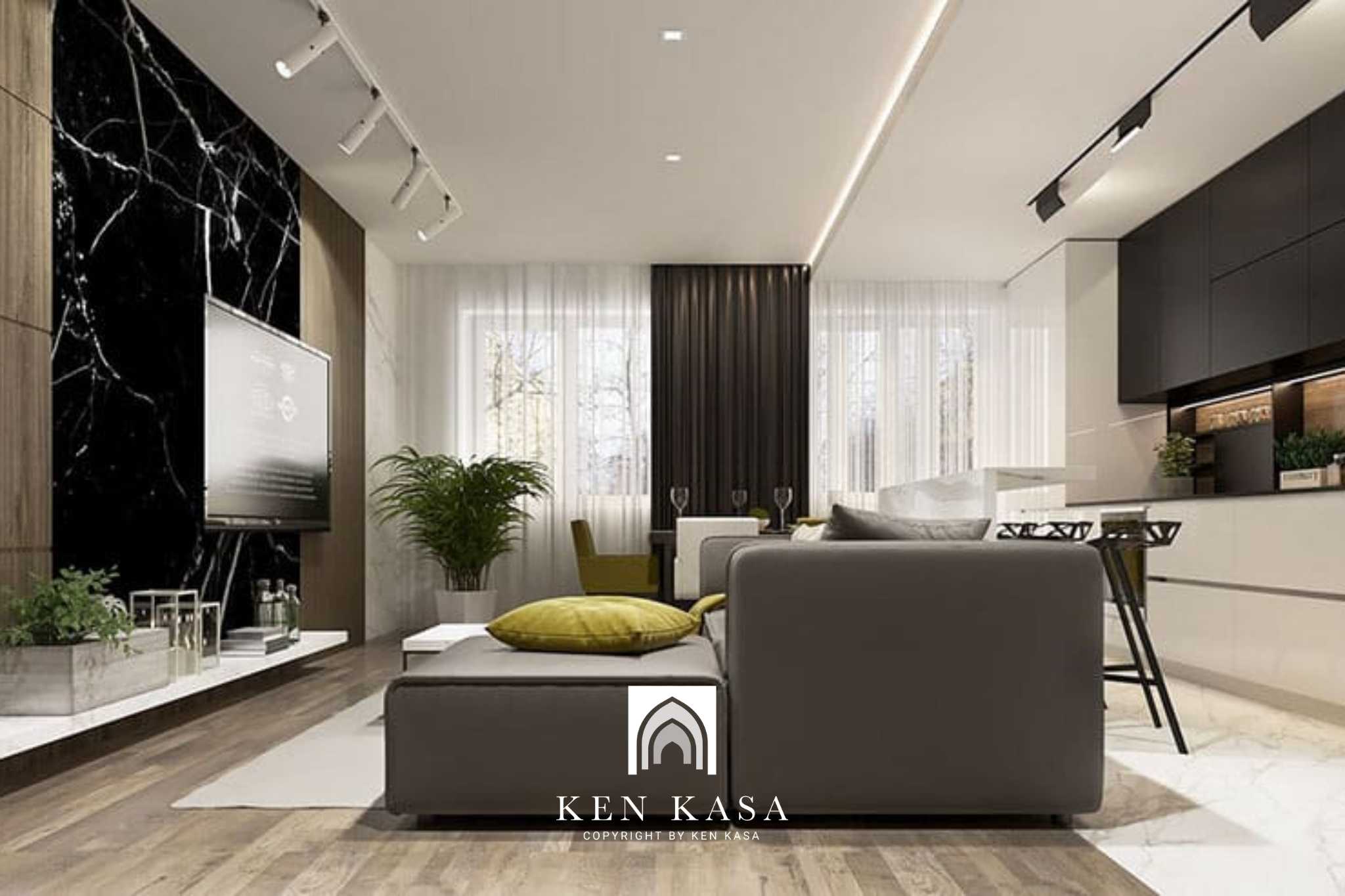 Chất liệu nội thất của phong cách hiện đại 